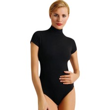 Anıt Balıkçı Yaka Kısa Kollu Çıtçıtlı Body 4056