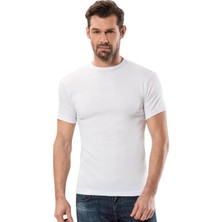 Anıt Kısa Kollu Sıfır Yaka Ribana Atlet 1107-1