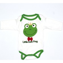 Minibird Kurbağa Baskılı Bebek Takımı 3-6 Ay