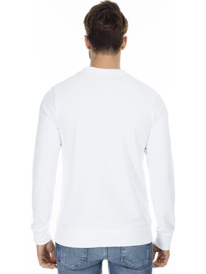 Jack & Jones Erkek BEYAZ Sweatshirt