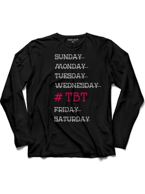 Kendim Seçtim Throwback Thursday İnstagram Facebook Uzun Kollu Tişört