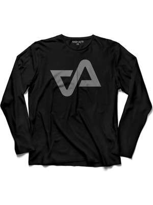 Kendim Seçtim Ahlaksiz Adam Logo Deliriyorduk Sustunuz 2 Uzun Kollu Tişört