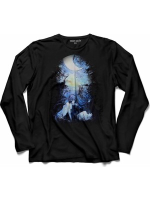 Kendim Seçtim Alces Ecailles De Lune Uzun Kollu Tişört