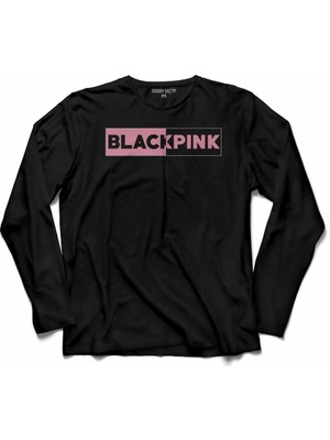Kendim Seçtim Black Pink Blackpink Logo Uzun Kollu Tişört