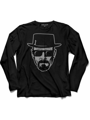 Kendim Seçtim Breaking Bad Silüet Silhouette Uzun Kollu Tişört