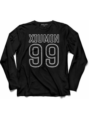 Kendim Seçtim Exo Xiumin99 Xiumin 99 Logo Uzun Kollu Tişört