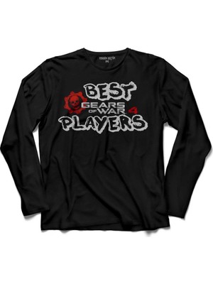 Kendim Seçtim Gears Of War Best Players Süper Oyuncu Uzun Kollu Tişört