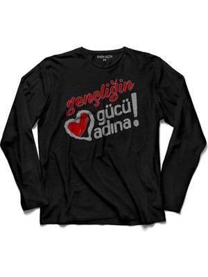 Kendim Seçtim Gençliğin Gücü Adina Tgf Toplum Gönüllüleri Uzun Kollu Tişört