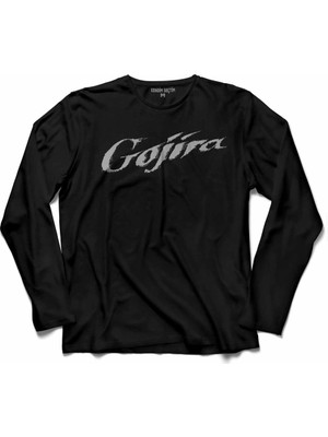 Kendim Seçtim Gojira Progresif Metal Logo Metallica Uzun Kollu Tişört