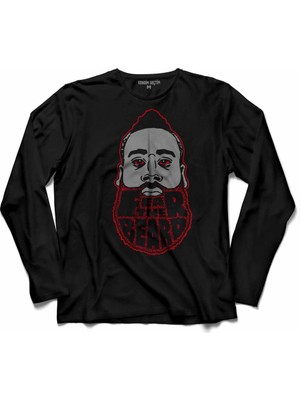 Kendim Seçtim Hames Harden Fear The Beard Ftb Rocket Uzun Kollu Tişört