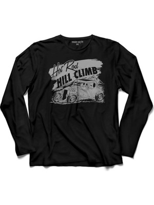 Kendim Seçtim Hot Rod Hill Climb In Central City Colorado Uzun Kollu Tişört