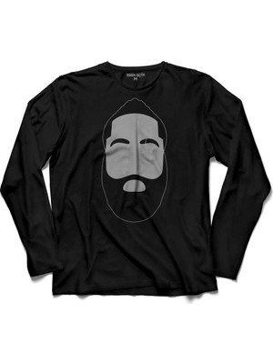 Kendim Seçtim James Harden Fear The Beard Houstan Basketball2 Uzun Kollu Tişört
