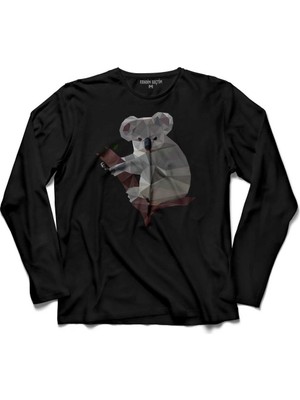 Kendim Seçtim Koala Bear Uzun Kollu Tişört