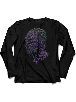 Kendim Seçtim Kobe Bryant Black Mamba Nike Logo Basketball 4 Uzun Kollu Tişört