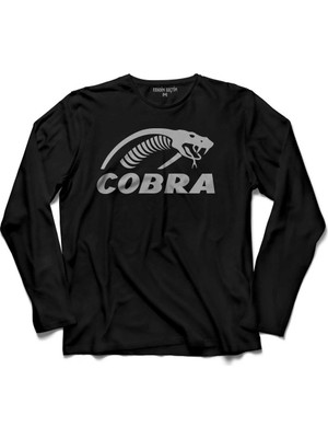 Kendim Seçtim Kral Kara Kobra Yilan King Black Snake Cobra 4 Uzun Kollu Tişört