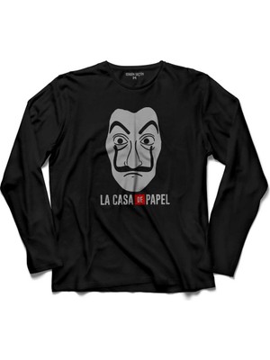 Kendim Seçtim La Casa De Papel Lacasa Logo 3 Uzun Kollu Tişört