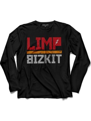 Kendim Seçtim Limp Bizkit Limpbizkit Logo Sembol 3 Uzun Kollu Tişört