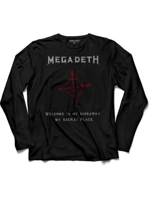 Kendim Seçtim Megadeth Cryptic Writings Logo Uzun Kollu Tişört