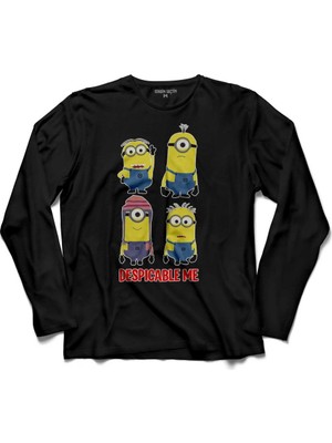Kendim Seçtim Minyonlar Minnions Despicable Me Uzun Kollu Tişört