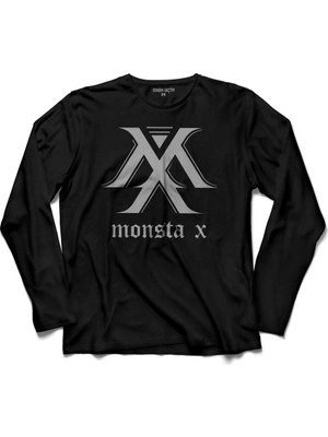 Kendim Seçtim Mosta X Logo Mostax Member Uzun Kollu Tişört