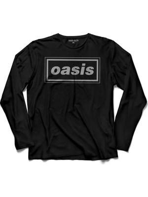 Kendim Seçtim Oasis Band Logo Tasarim Uzun Kollu Tişört