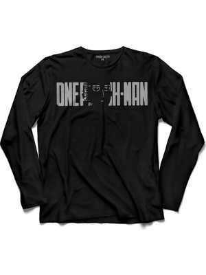 Kendim Seçtim One Punch Man 10 Km Every Day Logo Uzun Kollu Tişört