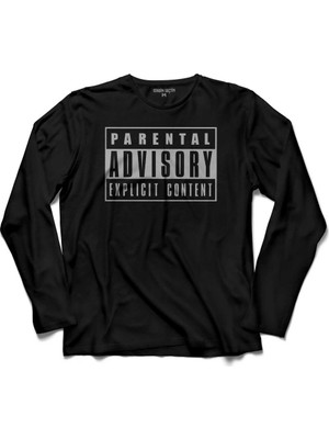 Kendim Seçtim Parental Advisory Explicit Content 2 Uzun Kollu Tişört