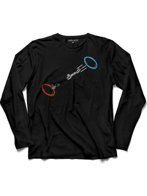 Kendim Seçtim Portal 2 Is The Cake Still A Lie Gaming Bytes Uzun Kollu Tişört