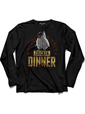 Kendim Seçtim Pubg Playerunknown'S Winner Chicken Dinner 2 Uzun Kollu Tişört
