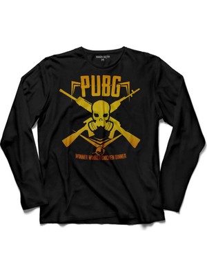 Kendim Seçtim Pubg Playerunknown'S Winner Chicken Dinner Uzun Kollu Tişört