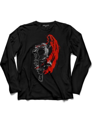 Kendim Seçtim Ryu Street Fighter Sokak Dövüşü 2 Uzun Kollu Tişört