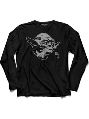 Kendim Seçtim Star Wars Yoda Yildiz Savaşlari Uzun Kollu Tişört