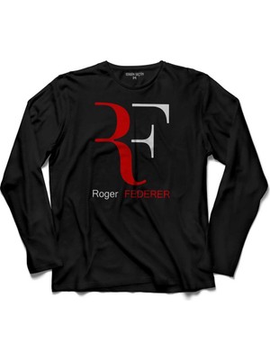 Kendim Seçtim Tenis Roger Federer The Perfect Start Uzun Kollu Tişört