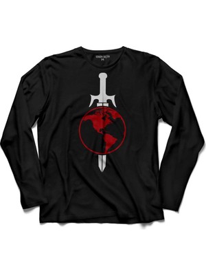 Kendim Seçtim Terran Empire Logo Star Trek Uzun Kollu Tişört