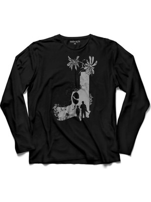 Kendim Seçtim The Last Of Us Joel Vs Elite Silah Logo Uzun Kollu Tişört