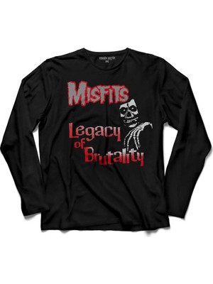 Kendim Seçtim The Misfits Legacy Of Brutality Punk Rock Uzun Kollu Tişört
