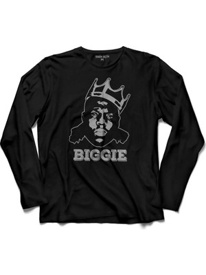 Kendim Seçtim The Notorious Biggie B.I.G. Go Big Rap Music 2 Uzun Kollu Tişört