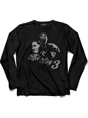 Kendim Seçtim The Notorious Biggie B.I.G. Go Big Rap Music Uzun Kollu Tişört