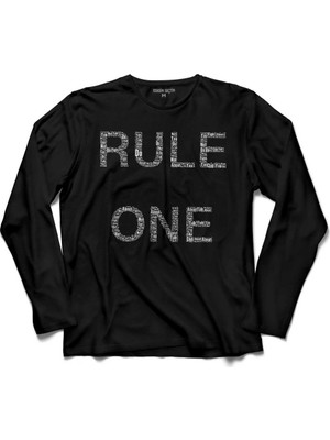 Kendim Seçtim The Rules Of Fight Club First Kural Uzun Kollu Tişört
