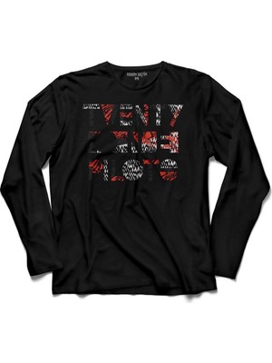 Kendim Seçtim Twenty One Pilots Logo Stressed 2 Uzun Kollu Tişört