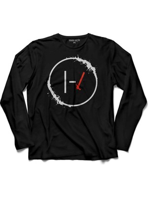 Kendim Seçtim Twenty One Pilots Logo Stressed Out Uzun Kollu Tişört