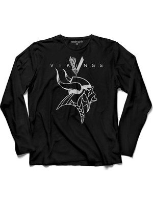 Kendim Seçtim Vikings History Vikingler 2 Uzun Kollu Tişört