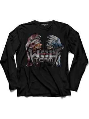 Kendim Seçtim Wolfteam Wolf Team Kurt Adam Joy Game Uzun Kollu Tişört