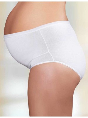 Şahinler Beyaz Hamile Bato Külot 6'lı Ekonomik Paket MB142-BY