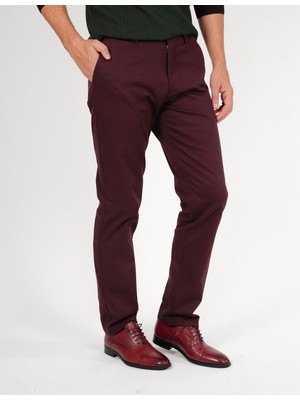 Karaca Erkek 6 Drop Casual Pantolon Bordo