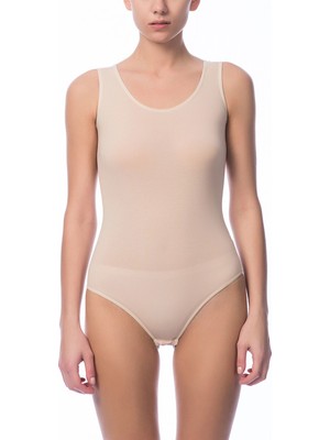 NBB Kalın Askılı Çıtçıtlı Body Atlet Ten