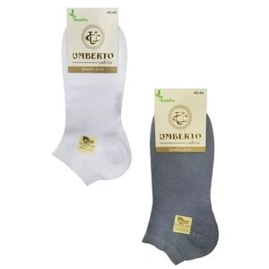 Umberto 12 Adet Erkek Doğal Bambu Patik Çorap -307