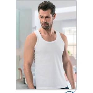 1151 - 3 Adet Erkek Penye Atlet Beyaz