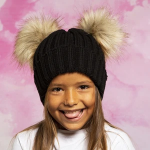 Baby Dora Çift Ponponlu Kız Çocuk Bere