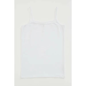 İnce Askılı Kadın Beyaz Atlet XS